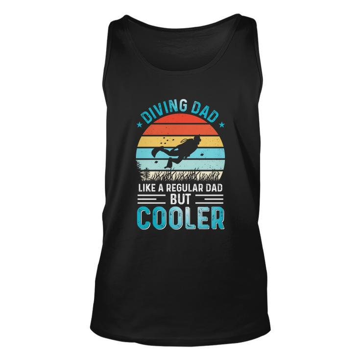 Diving Dad Fathers Day Gifts For Father Scuba Diving Graphic Design Printed Casual Daily Basic Unisex Tank Top