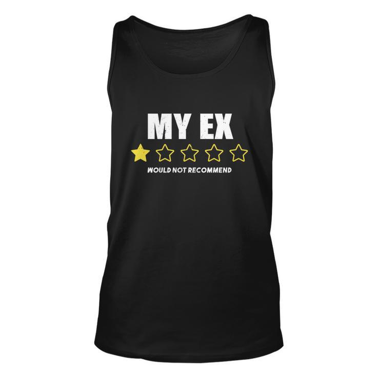 Divorce Gift For Men And Women Adult Humor My Ex Bad Review Gift Unisex Tank Top