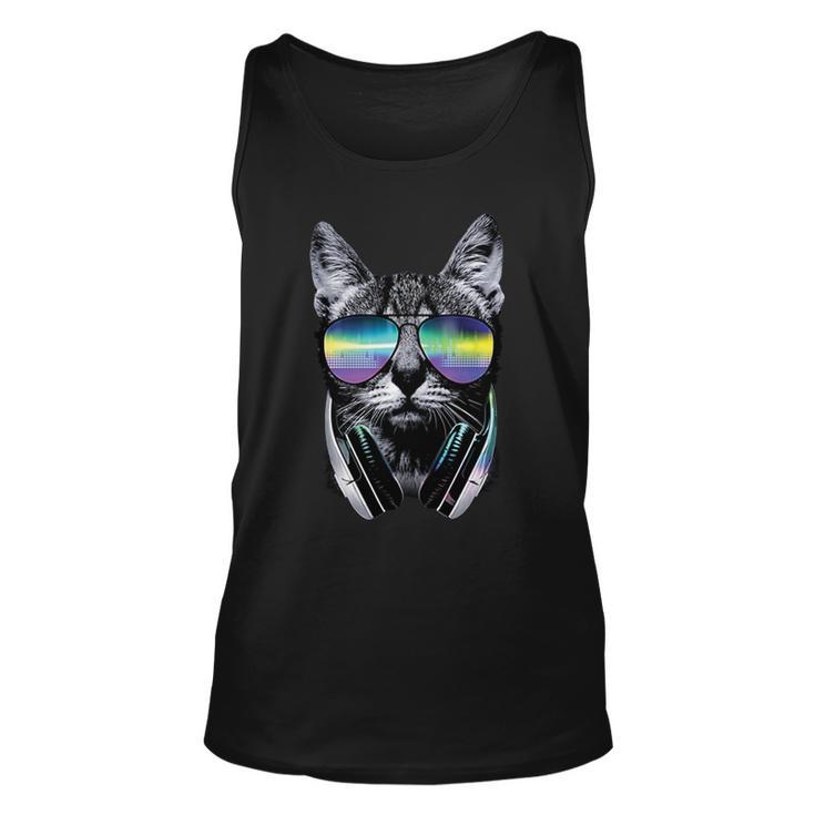 Dj Cat Tshirt Unisex Tank Top