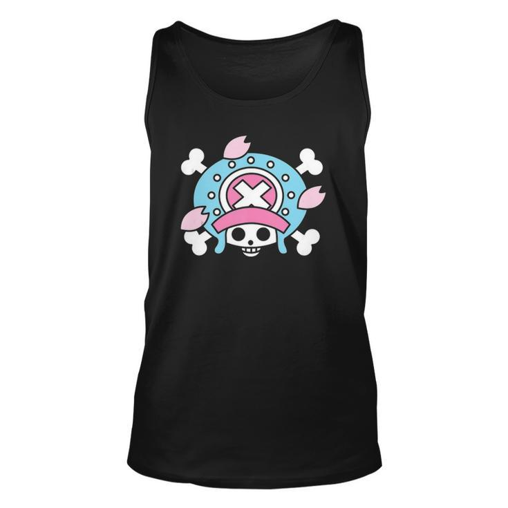 Doctor Reindeer Chop Cotton Candy Pirate Flag Jolly Roger  Unisex Tank Top
