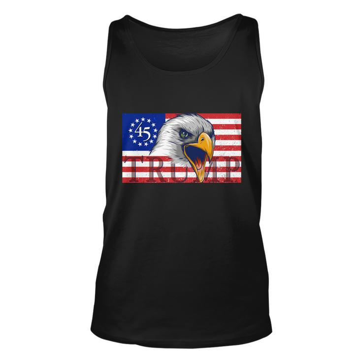 Donald Trump Eagle Betsy Ross Flag Tshirt Unisex Tank Top