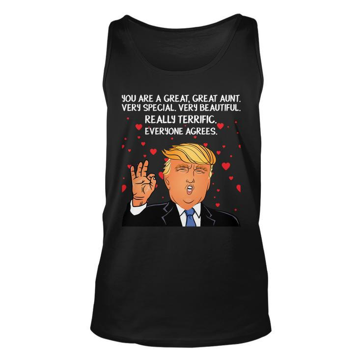 Donald Trump Your A Great Aunt Tshirt Unisex Tank Top