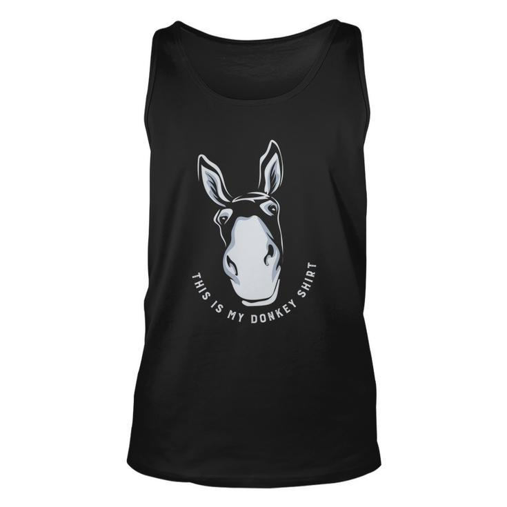 Donkey Funny Saying Cute Mule Farm Animal Gift V2 Unisex Tank Top