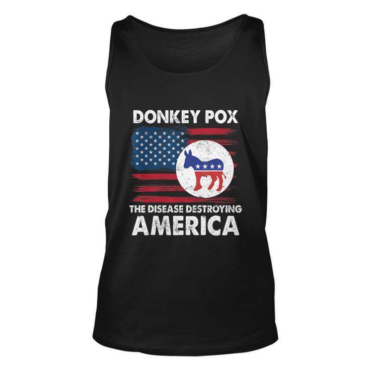 Donkey Pox The Disease Destroying America Anti Biden Unisex Tank Top