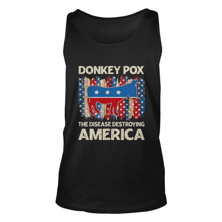 Donkey Pox The Disease Destroying America Funny Donkeypox V2 Unisex Tank Top