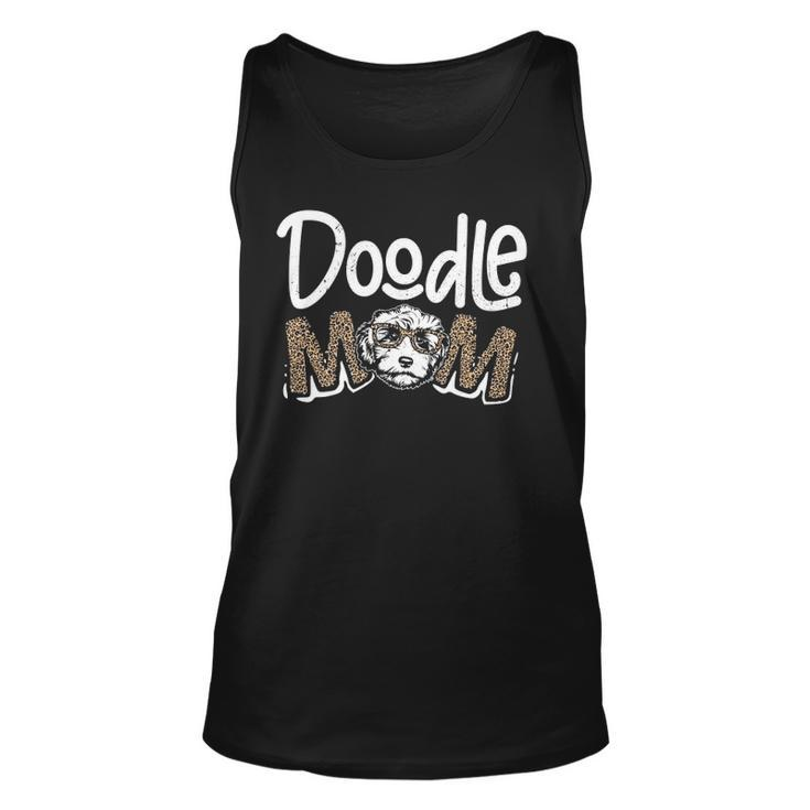 Doodle Mom Leopard Goldendoodle Mothers Day Mom Women Gifts Unisex Tank Top