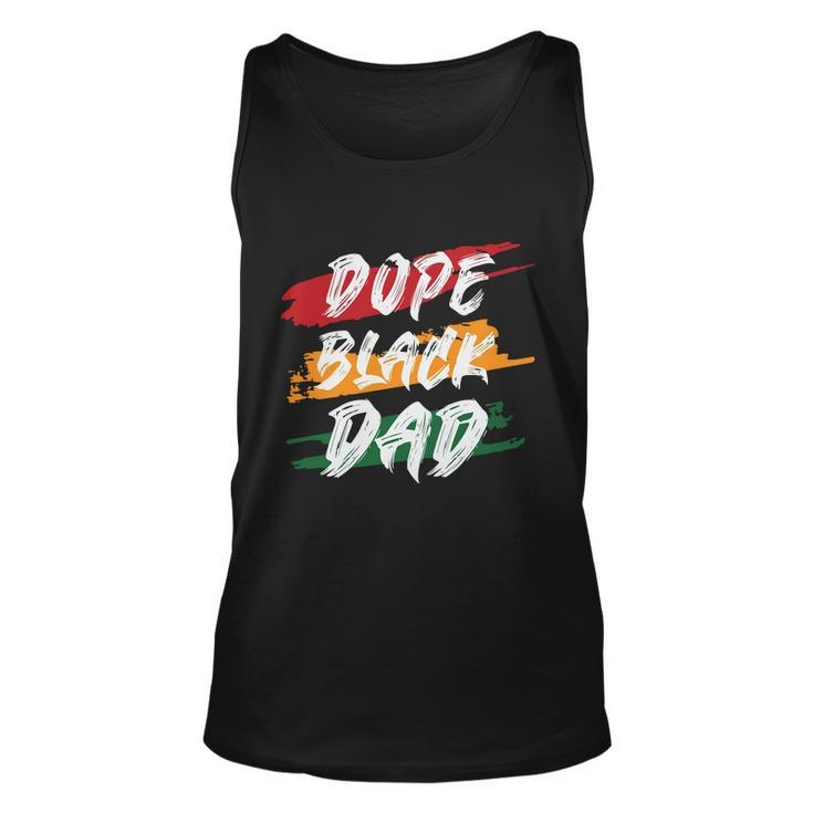Dope Black Dad Fathers Day Juneteenth  Unisex Tank Top