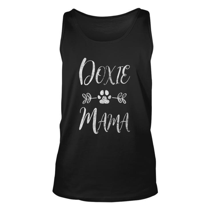 Doxie Mama Cool Gift Dachshund Weiner Owner Funny Dog Mom Gift Unisex Tank Top