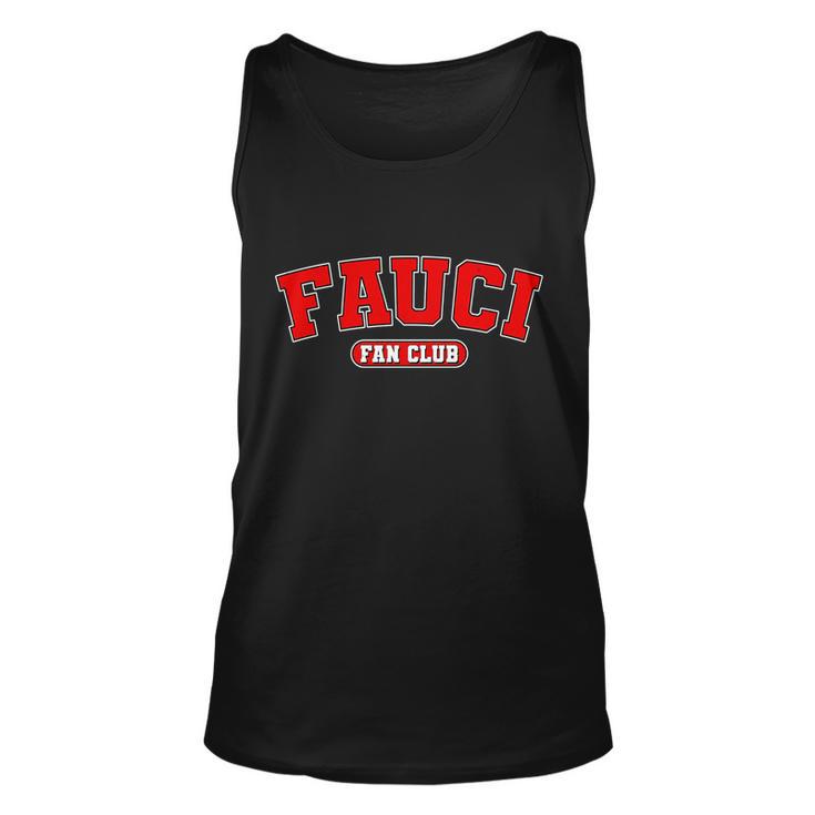 Dr Fauci Fan Club Logo Unisex Tank Top