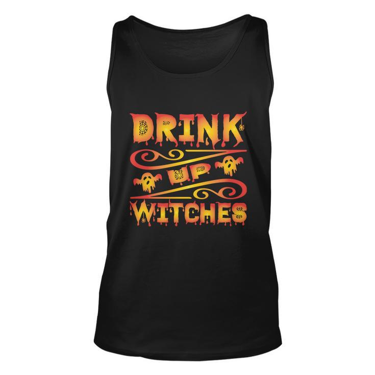 Drink Up Witches Halloween Quote V4 Unisex Tank Top