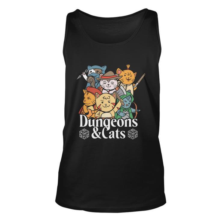 Dungeons And Cats Unisex Tank Top