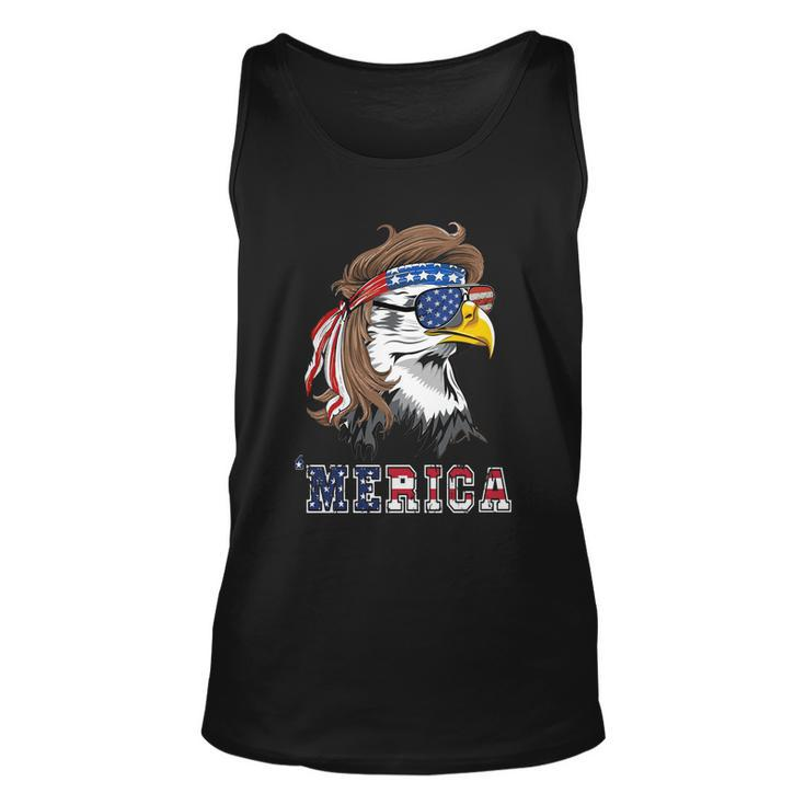 Eagle Mullet 4Th Of July American Usa Us Flag Merica Eagle Gift Unisex Tank Top