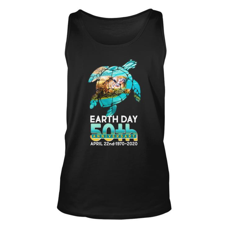 Earth Day 50Th Anniversary Turtle V2 Unisex Tank Top