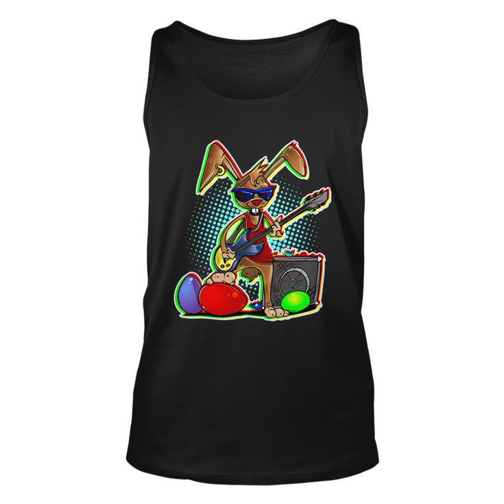 Easter Rock Bunny Tshirt V2 Unisex Tank Top