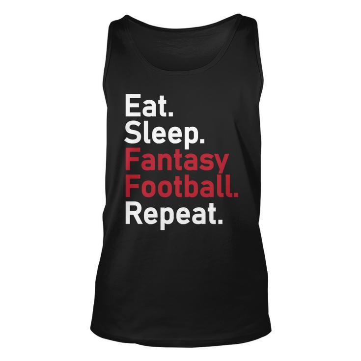 Eat Sleep Fantasy Football Repeat Tshirt Unisex Tank Top