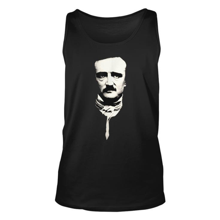Edgar Allan Poe | Writer | Face Portrait |  Unisex Tank Top