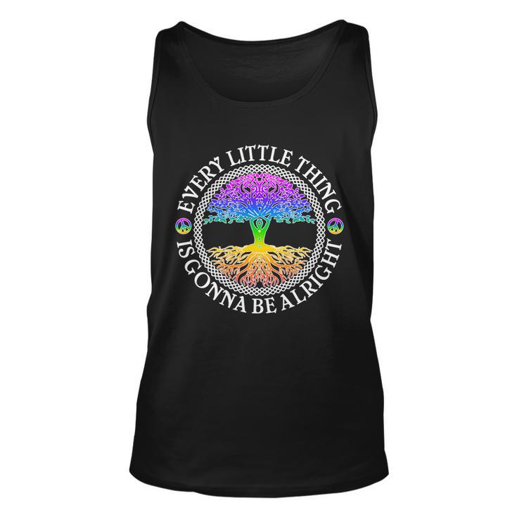 Every Little Thing Is Gonna Be Alright Yoga Tree Unisex Tank Top