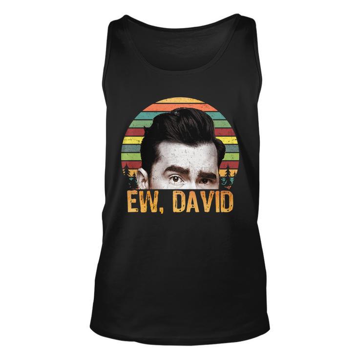 Ew David Funny Retro Unisex Tank Top