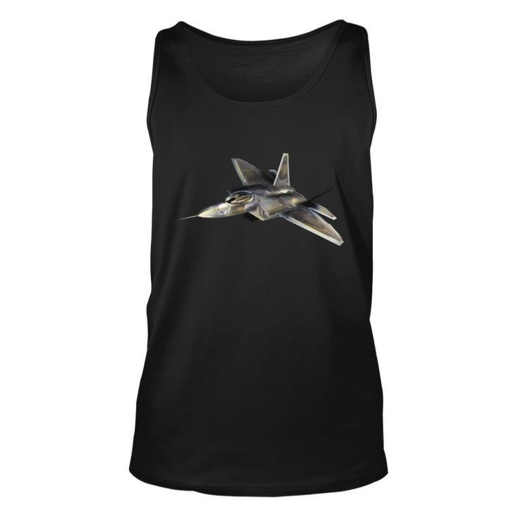 F-22 Raptor Fighter Jet Unisex Tank Top