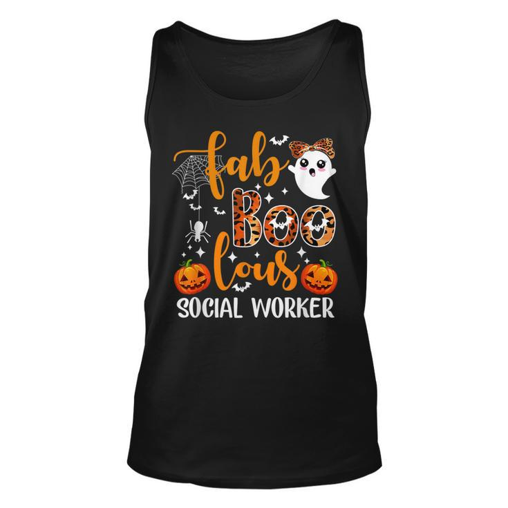 Faboolous Social Worker Funny Social Worker Halloween  Unisex Tank Top