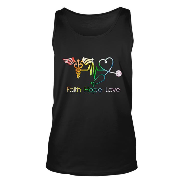 Faith Hope Love Nurse Unisex Tank Top