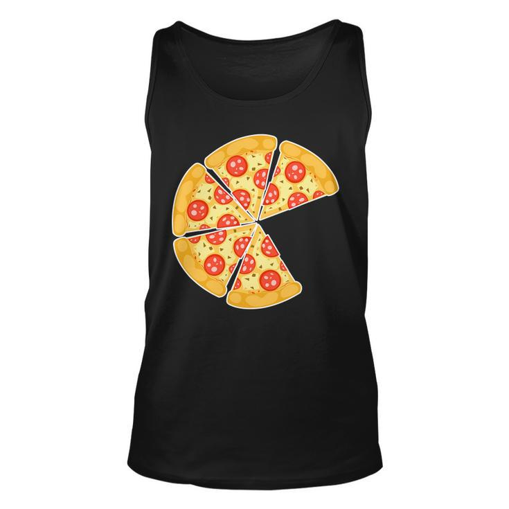Family Matching Pizza With Missing Slice Parents Tshirt Unisex Tank Top