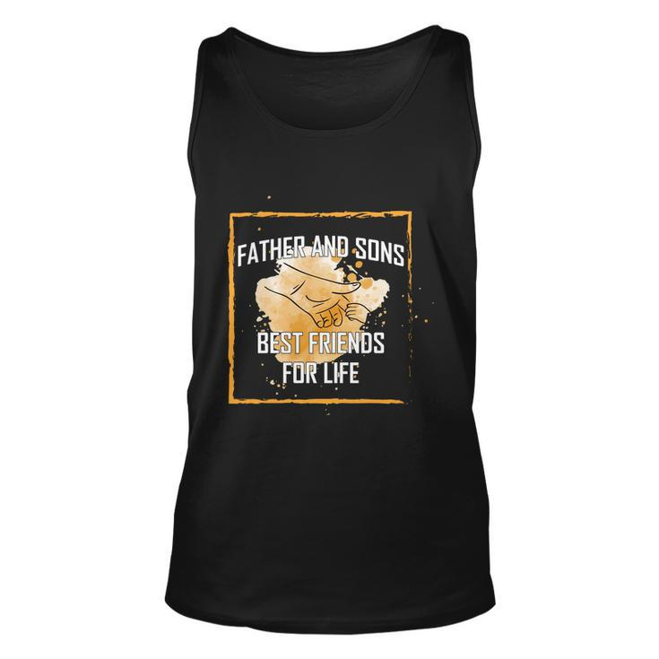 Father And Sons Best Friends For Life Fathers Day Gifts Graphic Design Printed Casual Daily Basic Unisex Tank Top