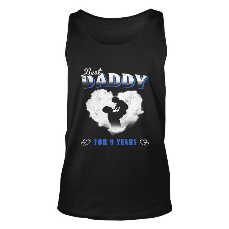 Father Baby Best Dad Daddy For 9 Years Happy Fathers Day Gift Graphic Design Printed Casual Daily Basic Unisex Tank Top