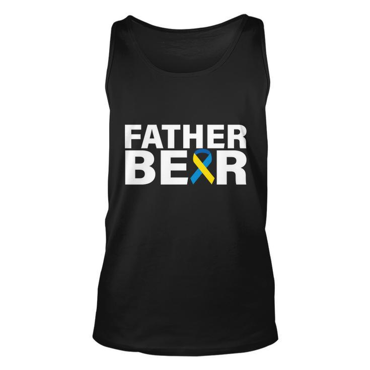 Father Bear Down Syndrome Awareness V2 Unisex Tank Top