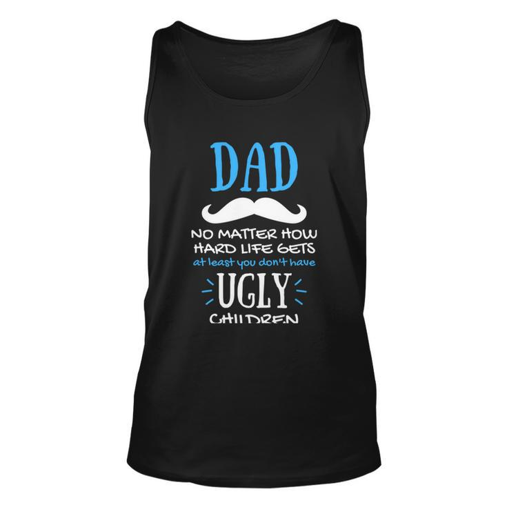 Fathers Day For Father From Daughter Son The Best Father Graphic Design Printed Casual Daily Basic Unisex Tank Top