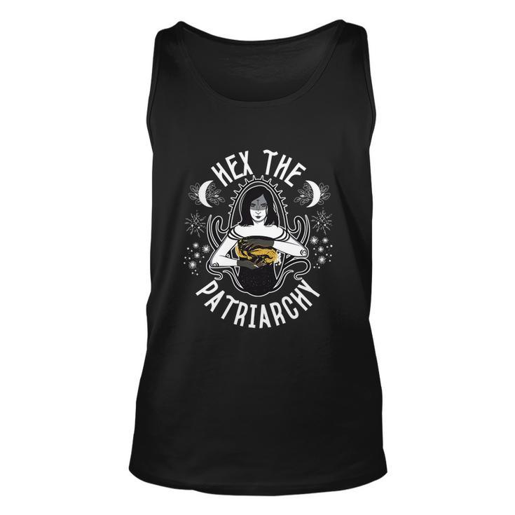 Feminist Witch Hex The Patriarchy V3 Unisex Tank Top