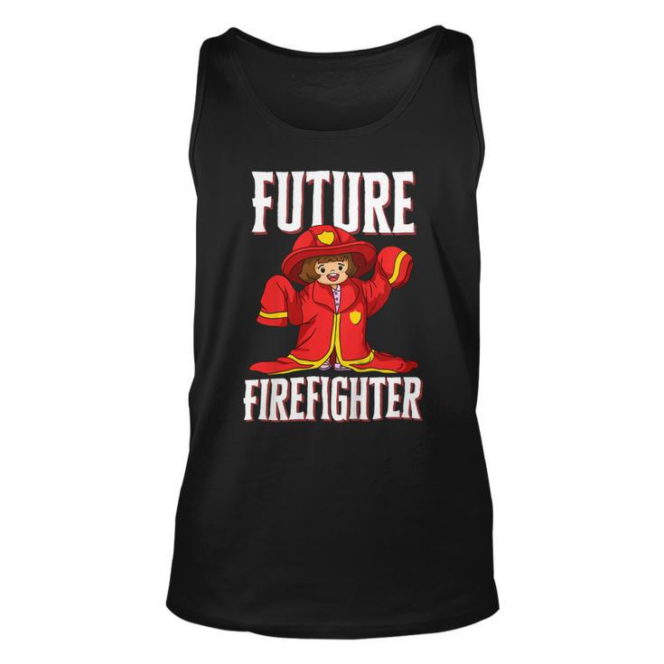Firefighter Future Firefighter For Young Girls V2 Unisex Tank Top