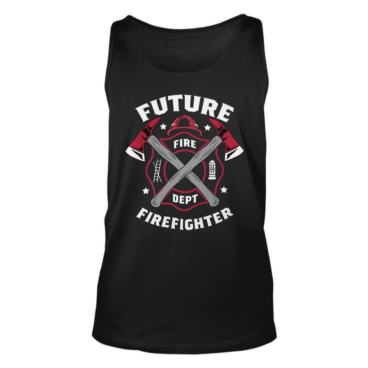 Firefighter Future Firefighter Volunteer Firefighter Unisex Tank Top