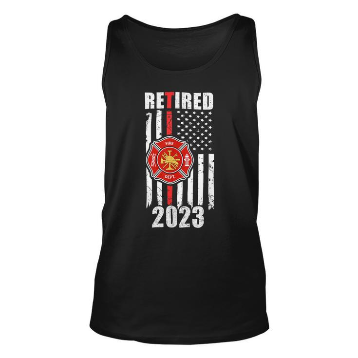 Firefighter Retired Firefighter T Shirt Fire Fighter Retirement Shirt Unisex Tank Top