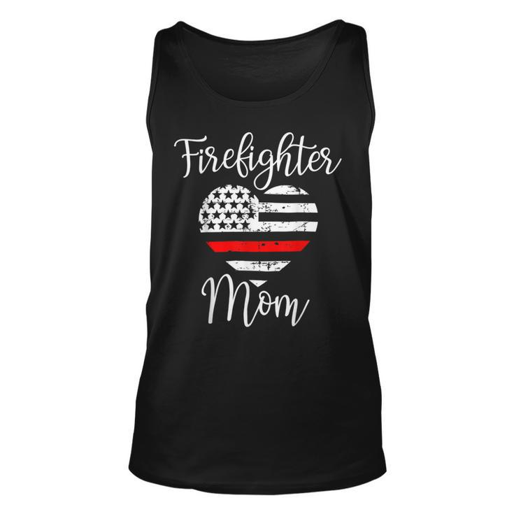 Firefighter Thin Red Line Firefighter Mom Gift From Son Fireman Gift Unisex Tank Top