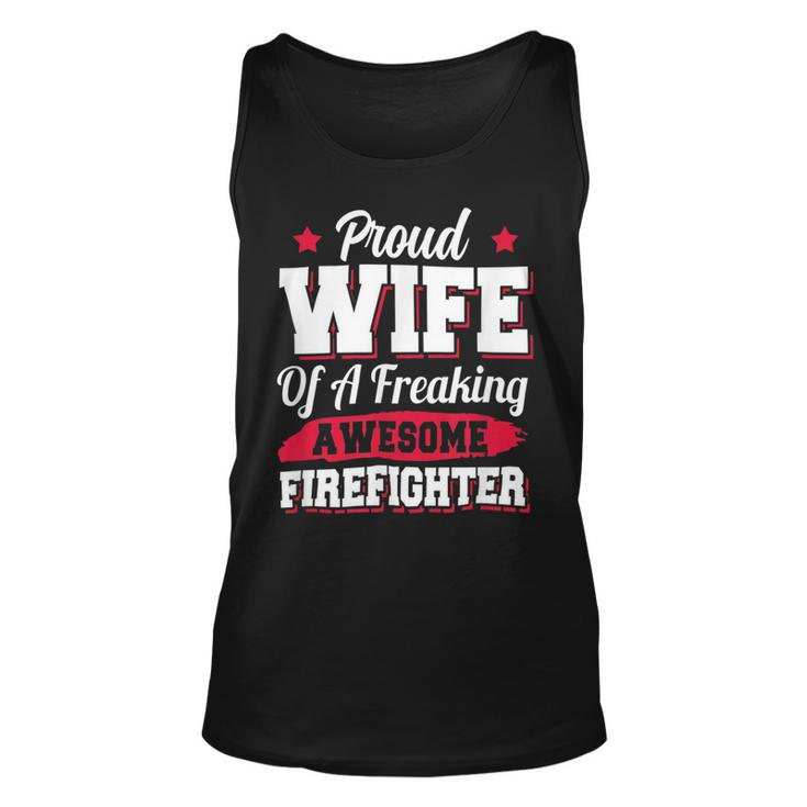 Firefighter Volunteer Fireman Firefighter Wife V2 Unisex Tank Top