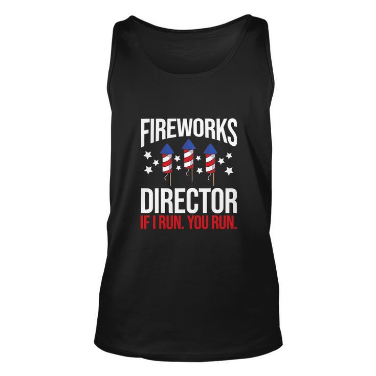 Firework Director Technician I Run You Run V2 Unisex Tank Top