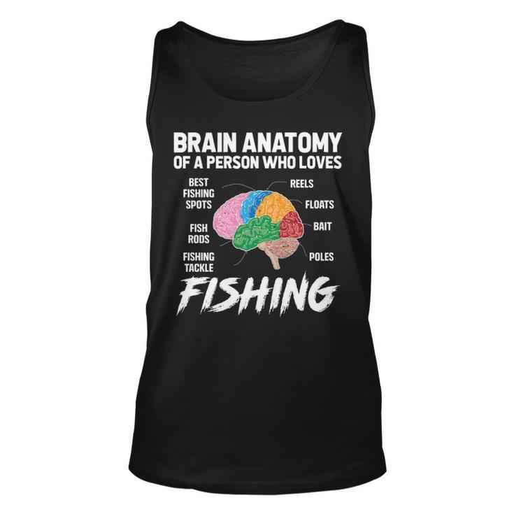Fishing Brain Unisex Tank Top