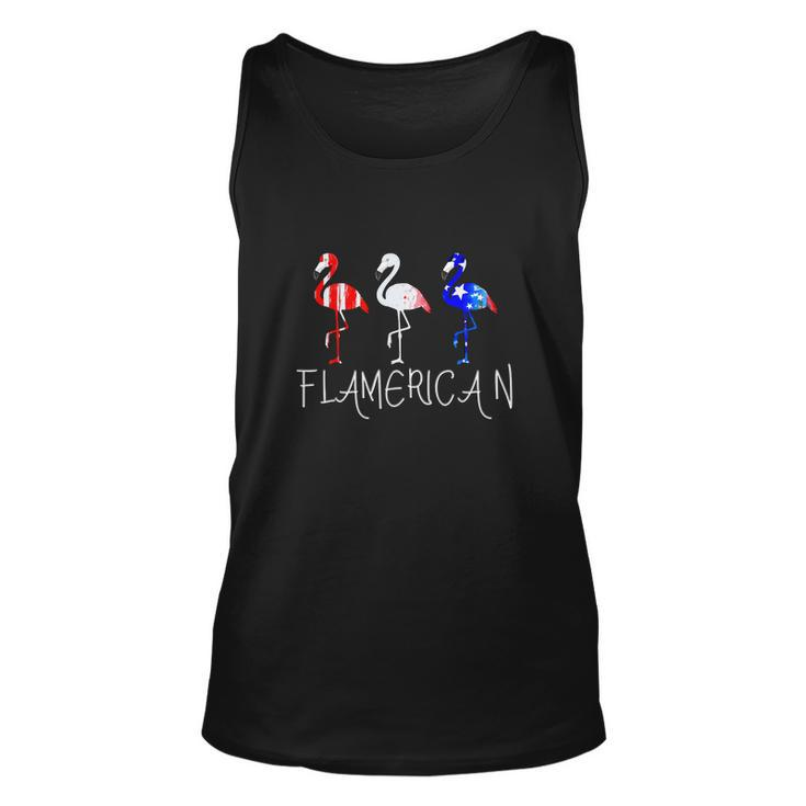 Flamerican Fourth Of July 4Th Usa Freedom Unisex Tank Top