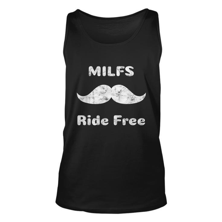 Free Mustache Rides Milfs Ride Free Unisex Tank Top