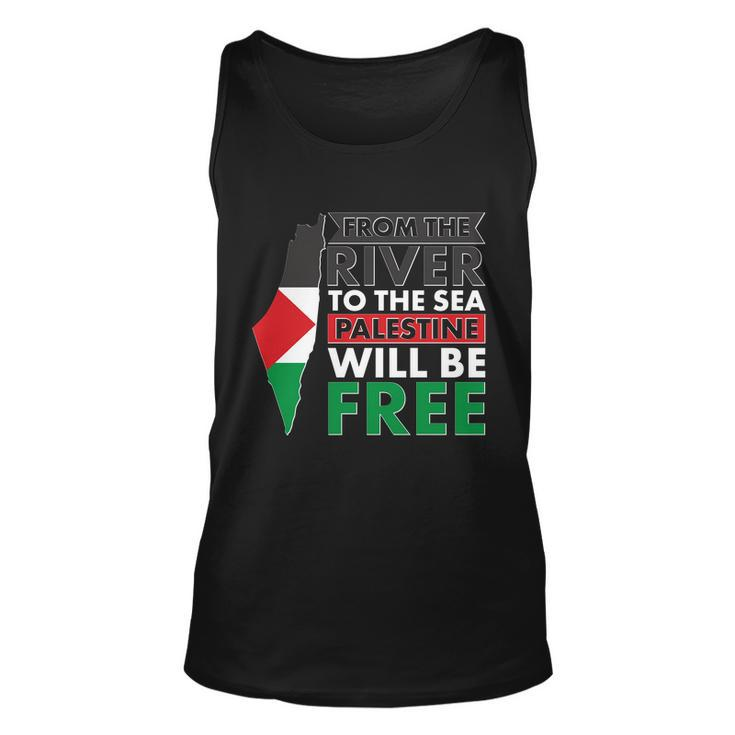 From The River To The Sea Palestine Will Be Free Tshirt Unisex Tank Top