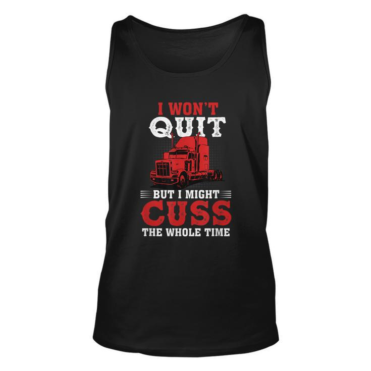Fun Gift For Truck Drivers Cool Gift Unisex Tank Top