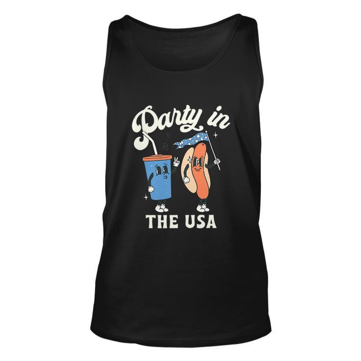 Funny 4Th Of July For Hotdog Lover Party Unisex Tank Top
