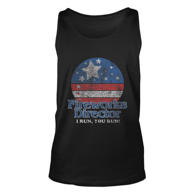 Funny 4Th Of July Shirt Fireworks Director Unisex Tank Top