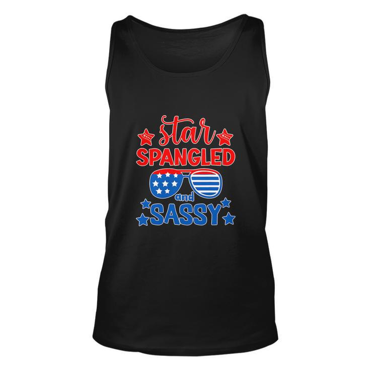 Funny 4Th Of July Star Spangled And Sassy Unisex Tank Top