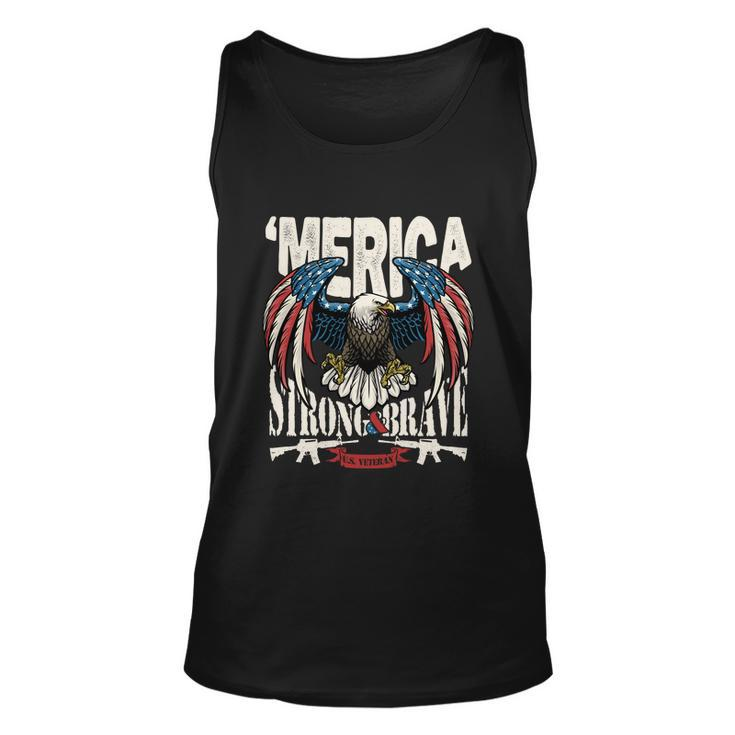 Funny 4Th Of July Usa Flag American Patriotic Eagle Gift Unisex Tank Top