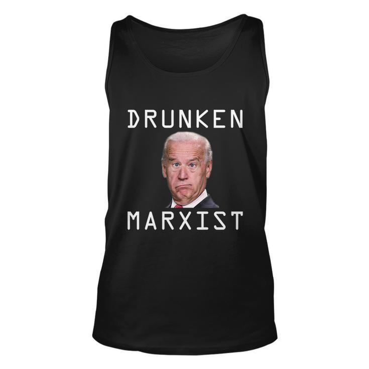 Funny Anti Biden Drunken Marxist Joe Biden Unisex Tank Top