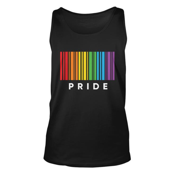Funny Barcode Gay Pride Lgbt Awareness Pride Month Unisex Tank Top