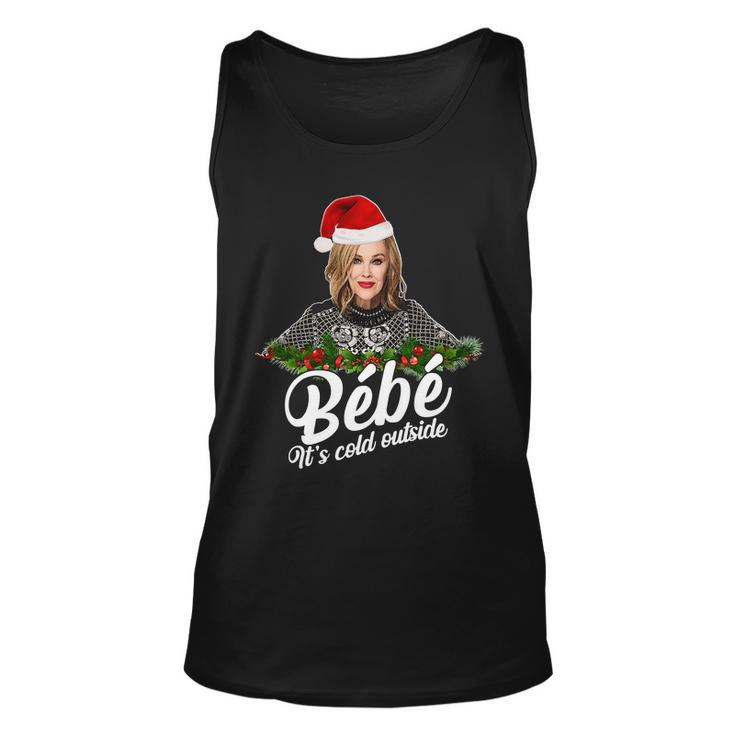 Funny Christmas Bebe Its Cold Outside Unisex Tank Top