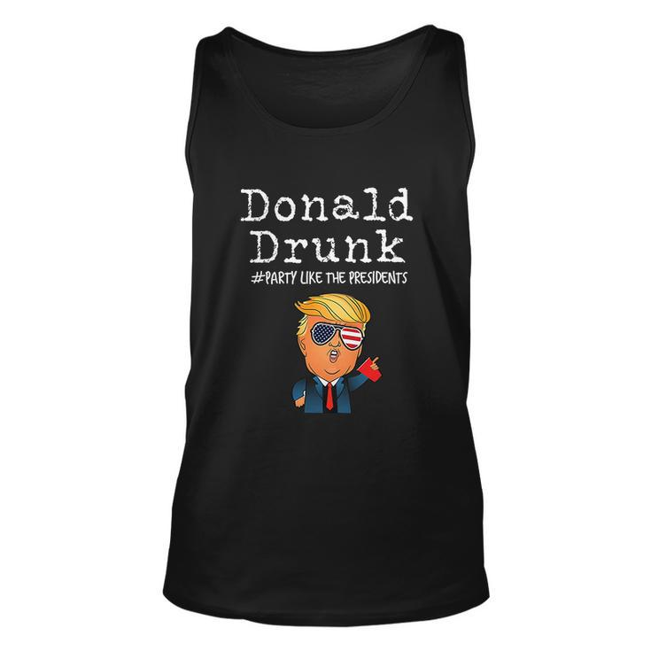 Funny Donald Trump Presidents 4Th Of July Unisex Tank Top